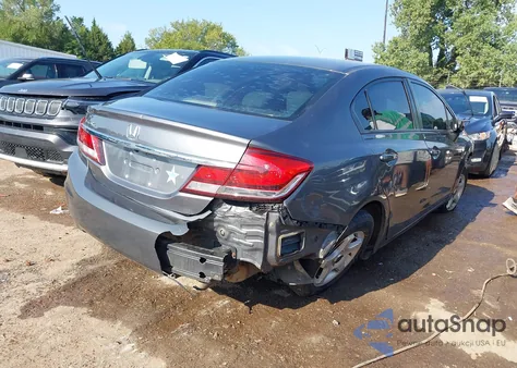 2013 Honda Civic Lx from USA, damaged, VIN 2HGFB2F5XDH515643